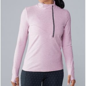 For irishing --- Oiselle Homerun Half-Zip in Fleur